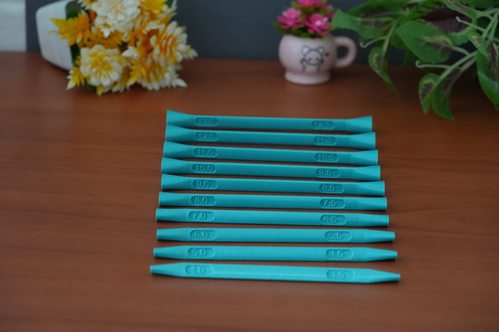 Oval Mandala Dotting Tools Set – 10 Pieces (3.5mm to 13mm)
