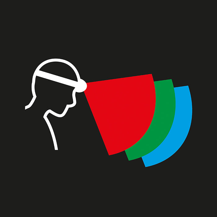 petzyl aria 2 rgb red green blue light beam
