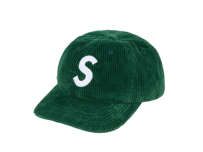 Pigment Coated S Logo 6-Panel Green