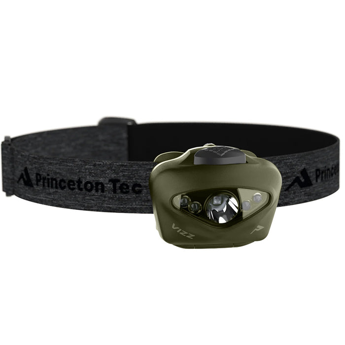 princeton tec vizz 550 green angled view