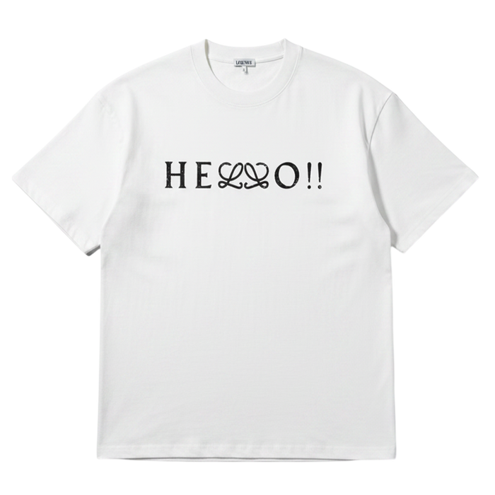 Printed cotton T-shirt