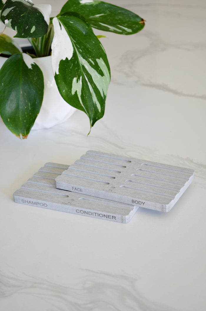 Quick-Dry Diatomite Soap Dishes with Labels
