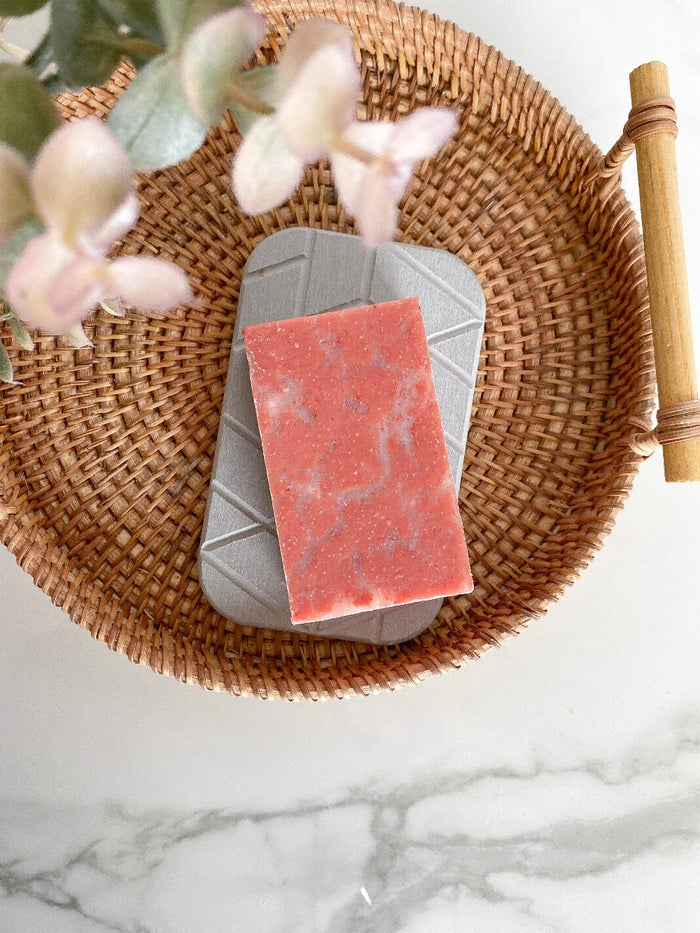 Quick-Dry Geometric Diatomite Soap Dishes