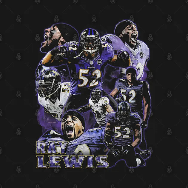 Ray Lewis Retro Vintage Hoodie