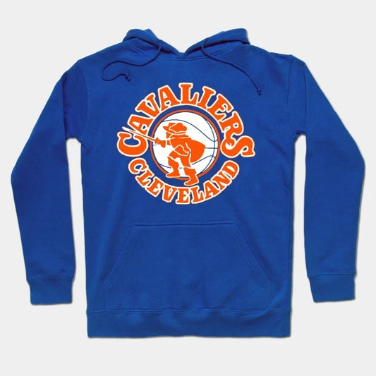 Retro Fan Art Cleveland Cavaliers Vintage Throwback Classic Hoodie