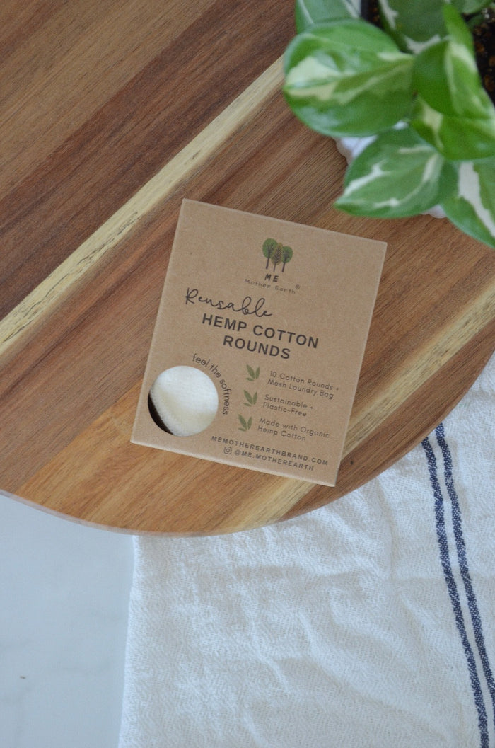Reusable Hemp Cotton Rounds