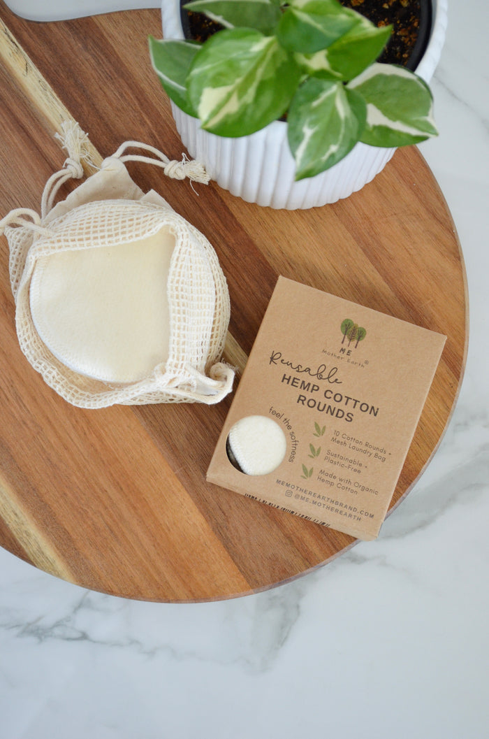Reusable Hemp Cotton Rounds