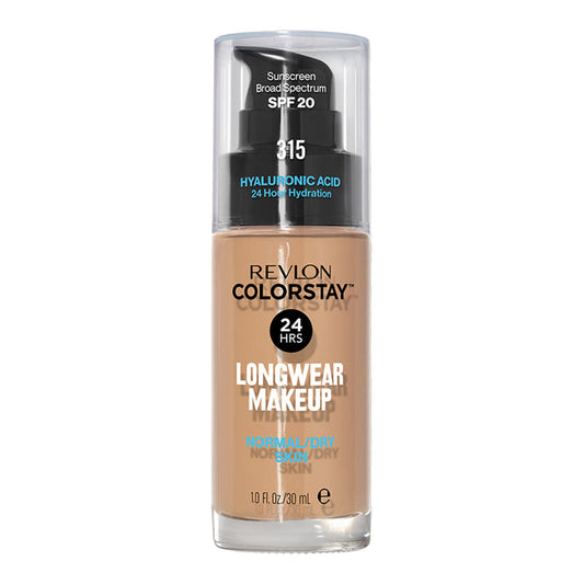 Revlon ColorStay Longwear Makeup Normal/Dry Skin SPF20 30ml in shade 315 BUTTERSCOTCH - hydrating foundation with 24H wear