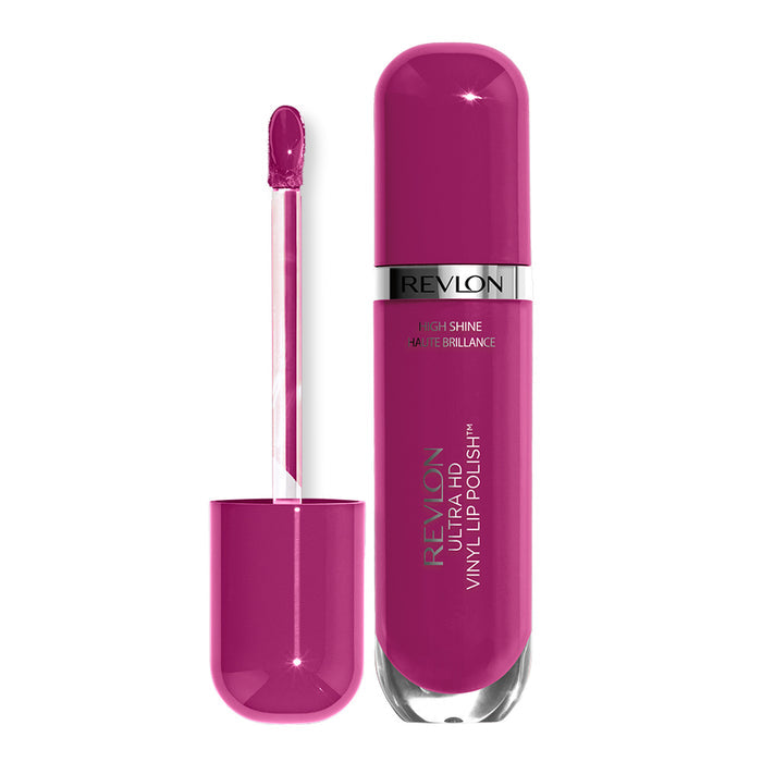 Revlon Vinyl Lip Polish 930 Violet Frenzy – with high shine, bold pigment, smooth texture and non-feathering colour