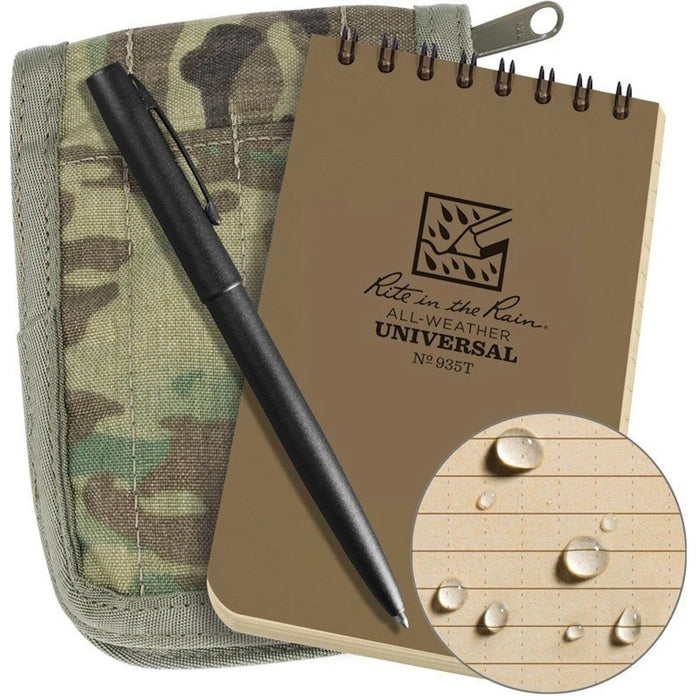 rite in the rain top bound notebook kit camo