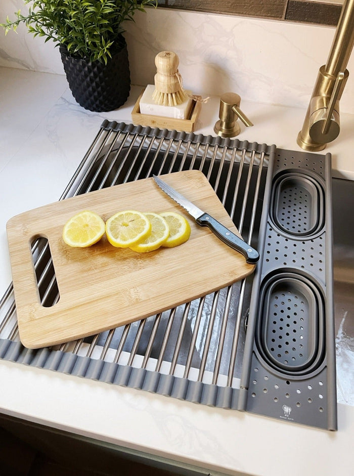silicone dish rack roll up dish rack dish drying rack plastic free dish rack