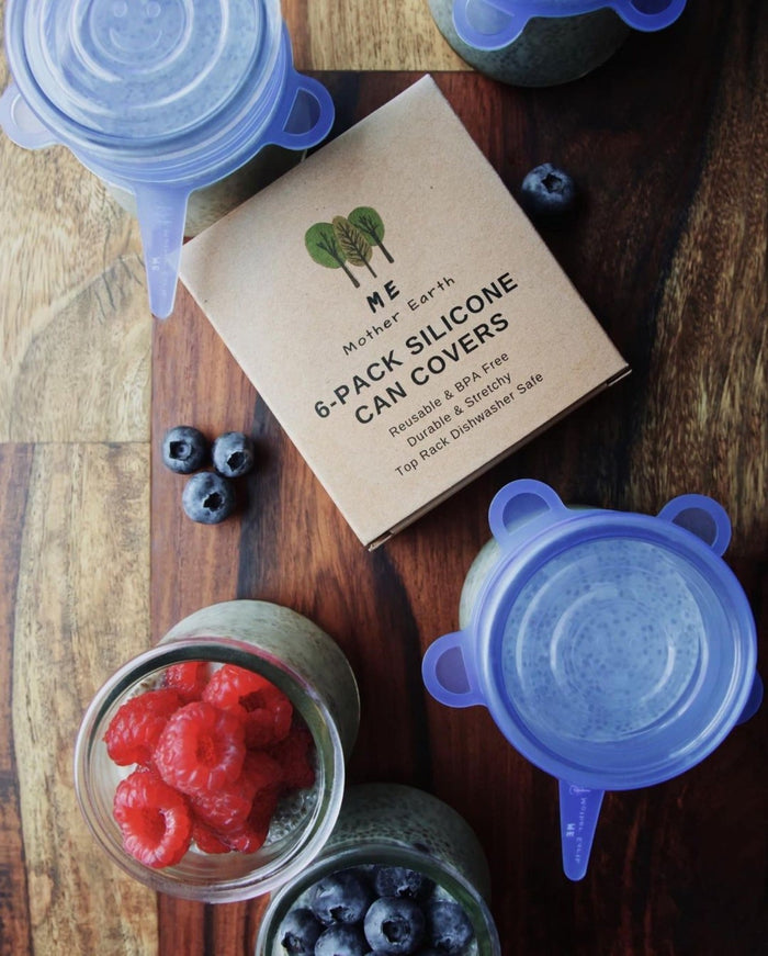 can covers food huggers silicone can covers wax wraps zero waste food storage stasher bag zero waste store plastic free