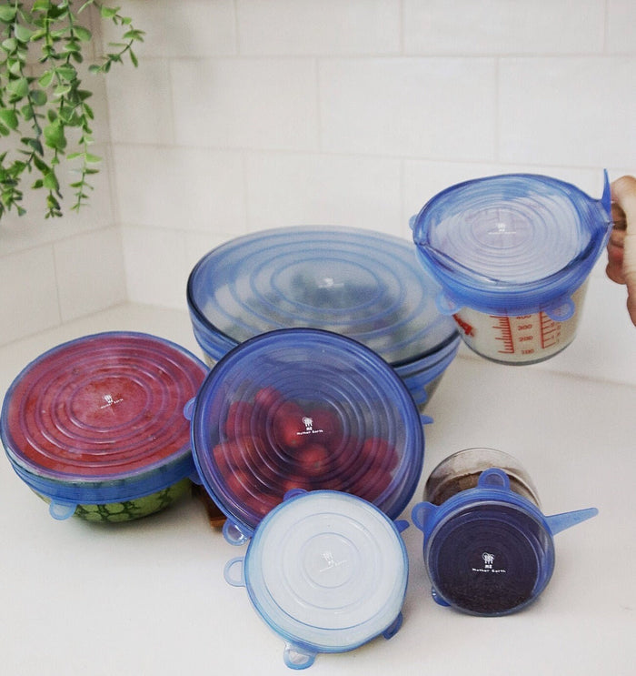 silicone bowl covers silicone lids reusable silicone food storage stasher bags food huggers mother earth zero waste store