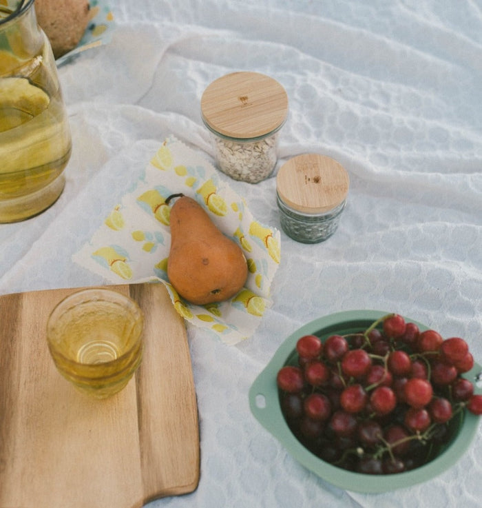 bamboo jar lids mason jars zero waste eco-friendly package free shop