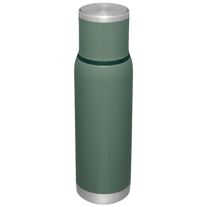 stainless steel stanley adventure to go 1l hammertone green bottle
