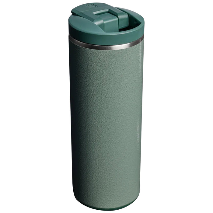 stanley transit fliptop mug 350ml hammertone green