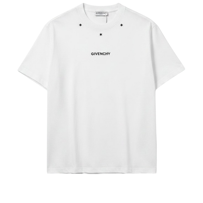 star-embroidered crew-neck T-shirt