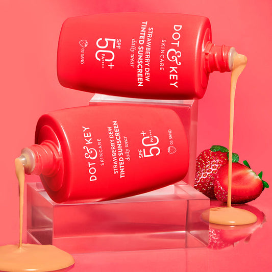 Strawberry Dew Tinted Sunscreen Sand, Pack of 2