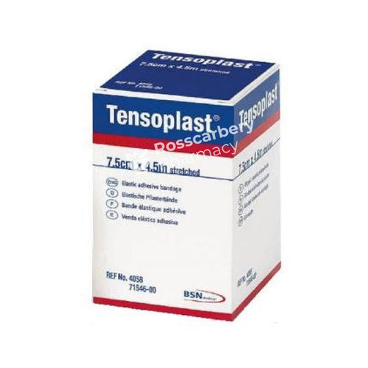Tensoplast Elastic Adhesive Bandage 7.5Cm X 4.5M Bandages Dressings & Plasters
