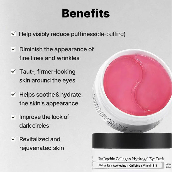COSRX The Peptide Collagen Hydrogel Eye Patch Nudie Glow Australia