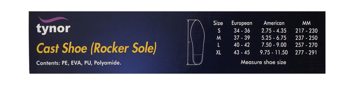 Tynor C08 Cast Shoe R. Sole/L - Makkah Pharmacy