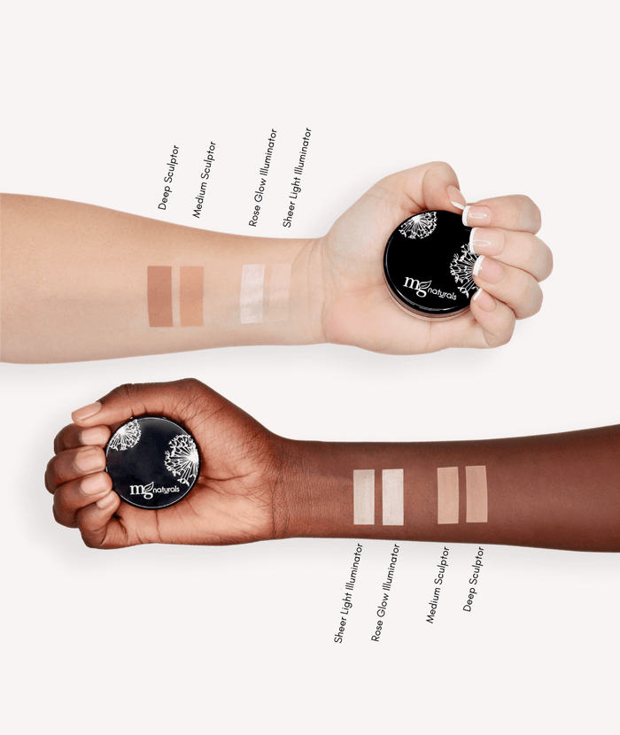 Vegan Mineral Highlighter & Contour Kit