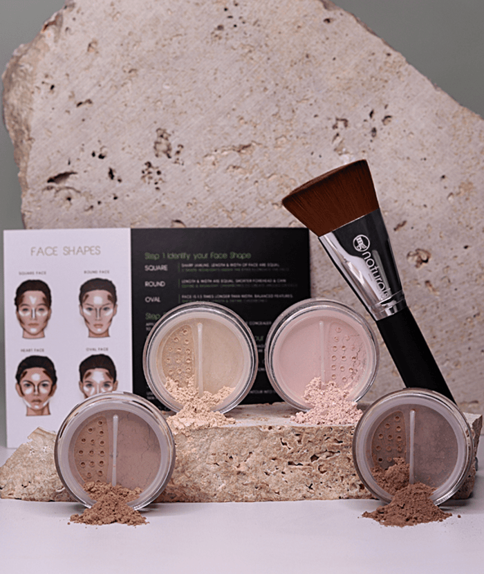 Vegan Mineral Highlighter & Contour Kit