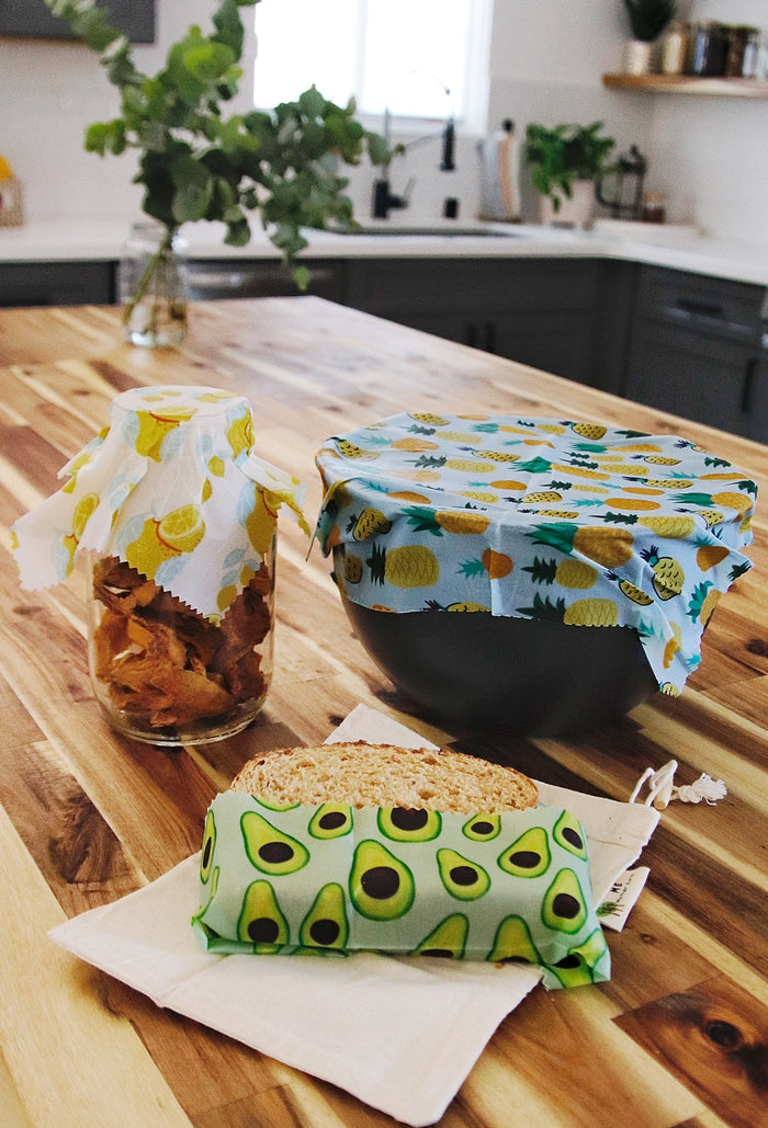 vegan wax food wraps zero waste plastic wrap plastic free