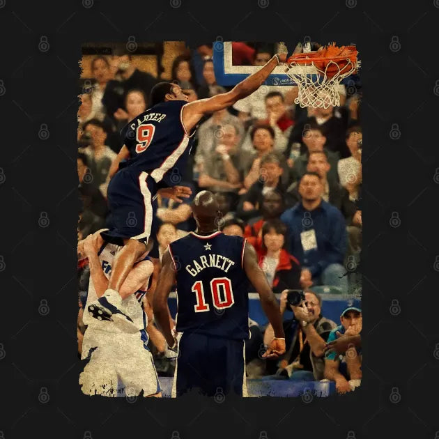 Vince Carter And Kevin Garnett - The Dunk Of Death T-Shirt