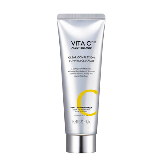 Missha Vita C Plus Clear Complexion Foaming Cleanser Nudie Glow Australia