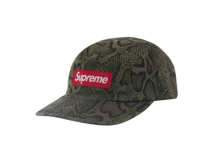 Washed Chino Twill Camp Cap Snake