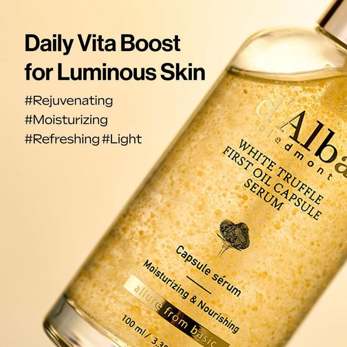 D'Alba Piedmont White Truffle First Oil Capsule Serum Nudie Glow Australia