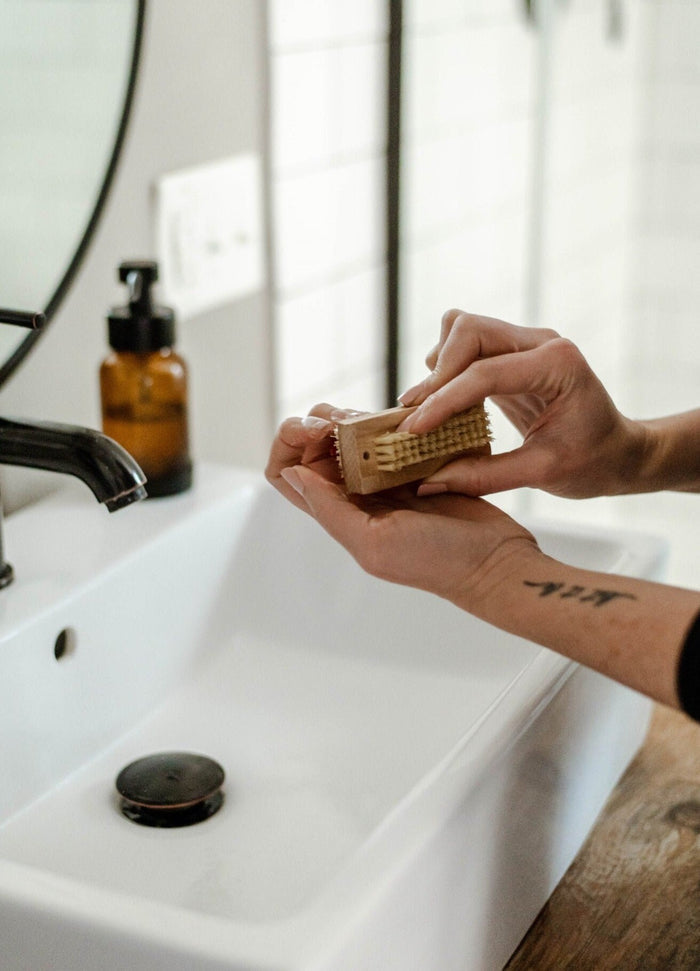 Vegan Wood Nail Brush |  Eco Friendly | Zero Waste | Biodegradable | Plastic Free |  Sustainable Life | Plastic-free