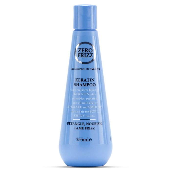 Zero Frizz Keratin Smoothing Shampoo 355 ml - Makkah Pharmacy