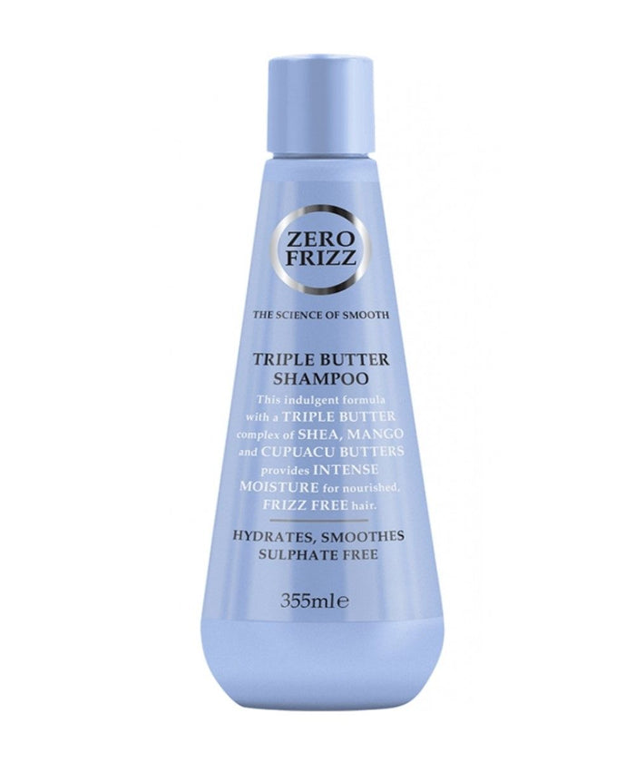 Zero Frizz Triple Butter (Sulfate Free) Shampoo 355 ml - Makkah Pharmacy